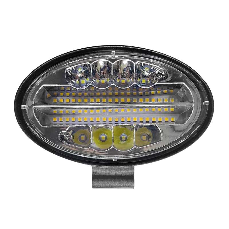 Farol de LED Oval 144W com Pisca Amarelo