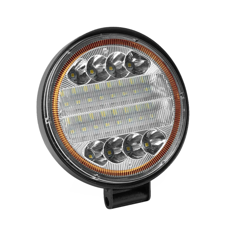 Farol de LED Redondo 72W com Pisca Ambar