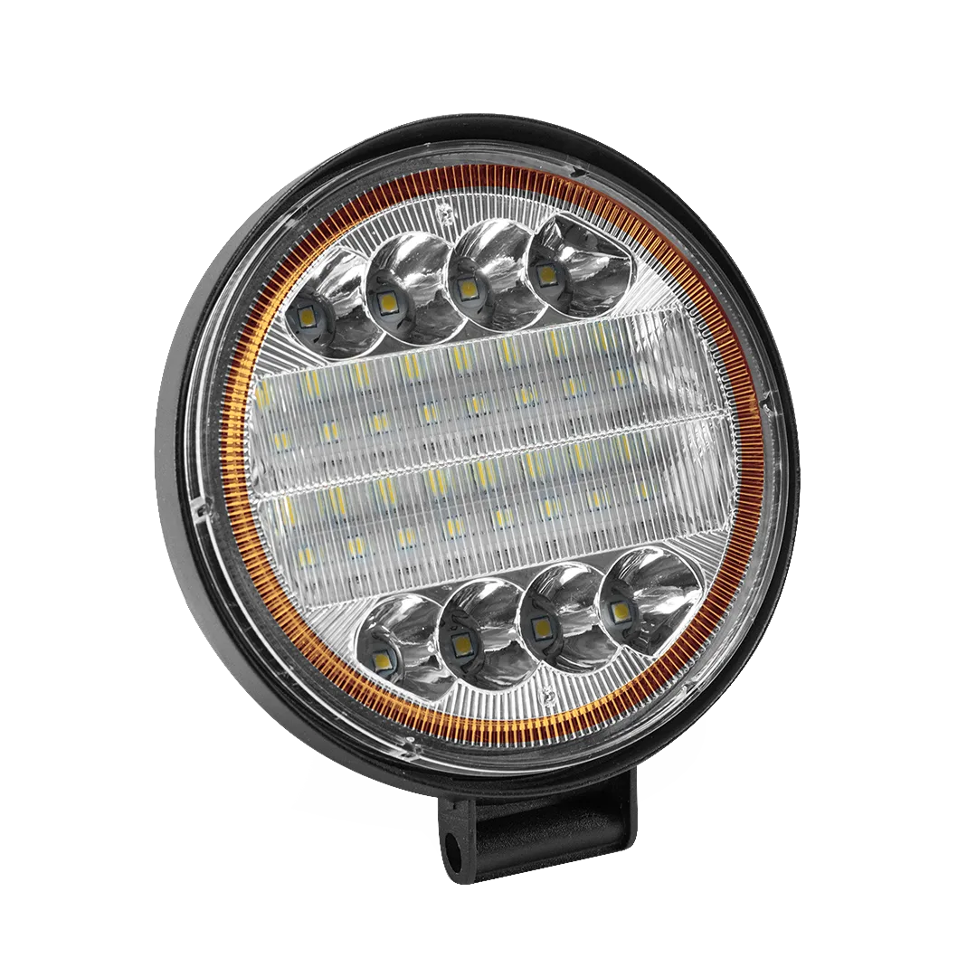 Farol de LED Redondo 72W com Pisca Ambar