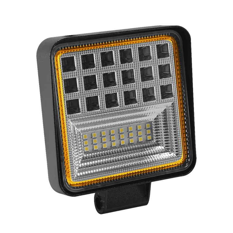 Farol de LED Quadrado 126W com Pisca Ambar