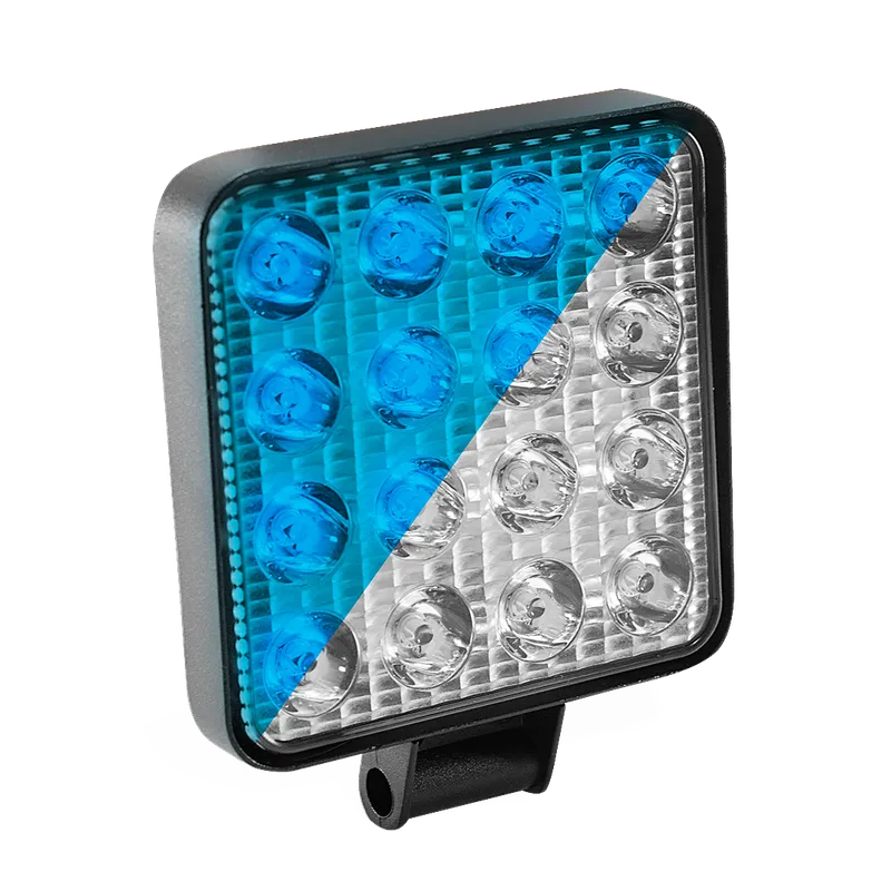 Farol de LED Quadrado 48W Blue Beam