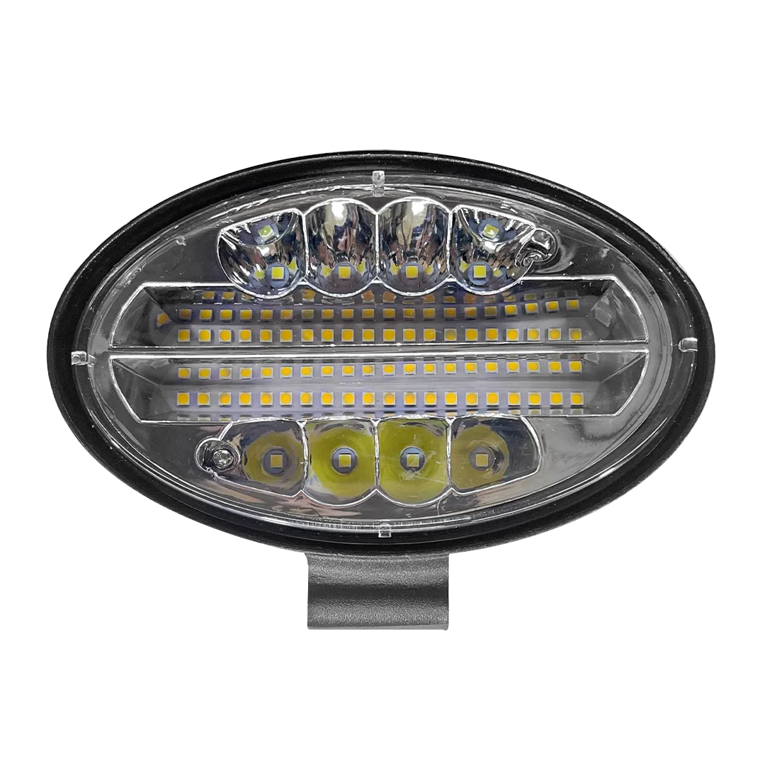 Farol de LED Oval 20W Sinalizador Azul