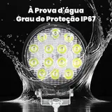 Farol de LED Redondo 42W