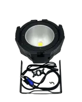 Refletor led cob 200w branco quente /branco frio com bandoor indoor