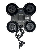 Refletor led Mini brut 400w branco quente / branco frio outdoor ip65