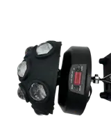 Moving Head LED Magic Ball 250W RGBW com Laser e RDM 1