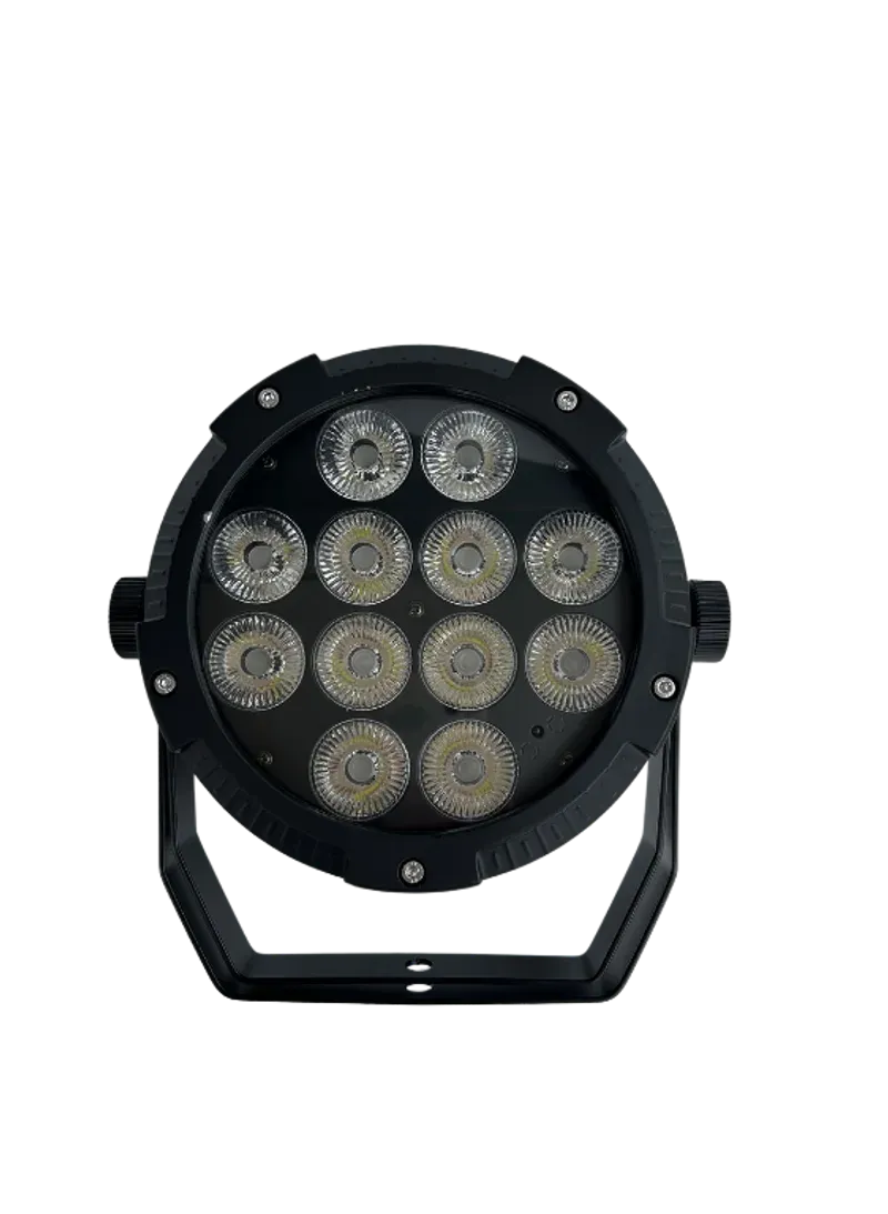Refletor Par Led 12x18w RGBWA +UV A bateria recarregavel outdoor ip65